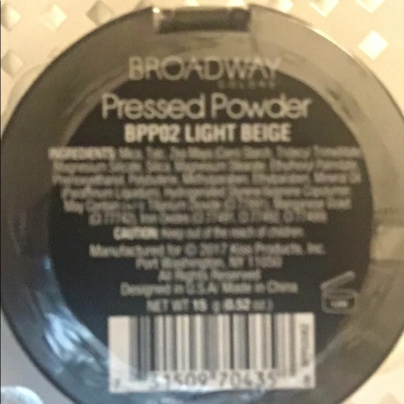 2/$25 New Broadway Colors Pressed Powder - Picture 2 of 2